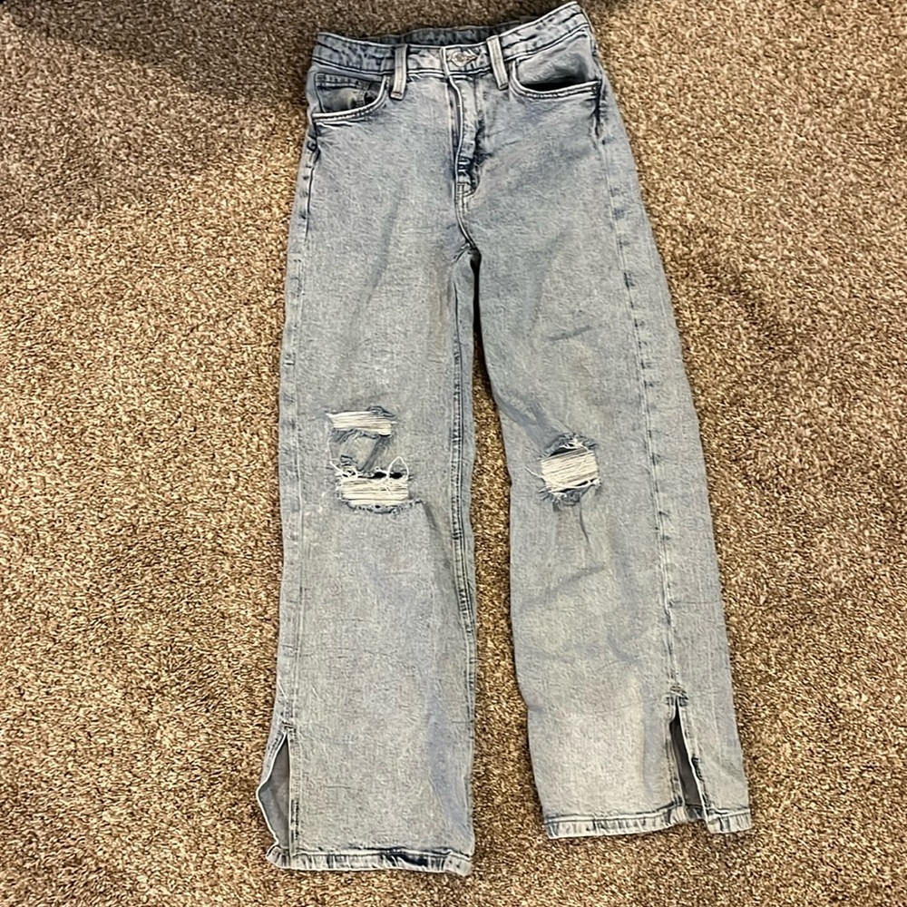 Cute Girls Wide Leg Jeans
